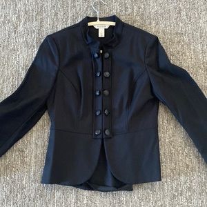 White house black market military style blazer. Black size 4